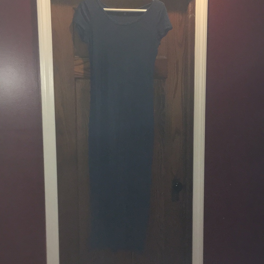Comfy, long tee shirt dress.